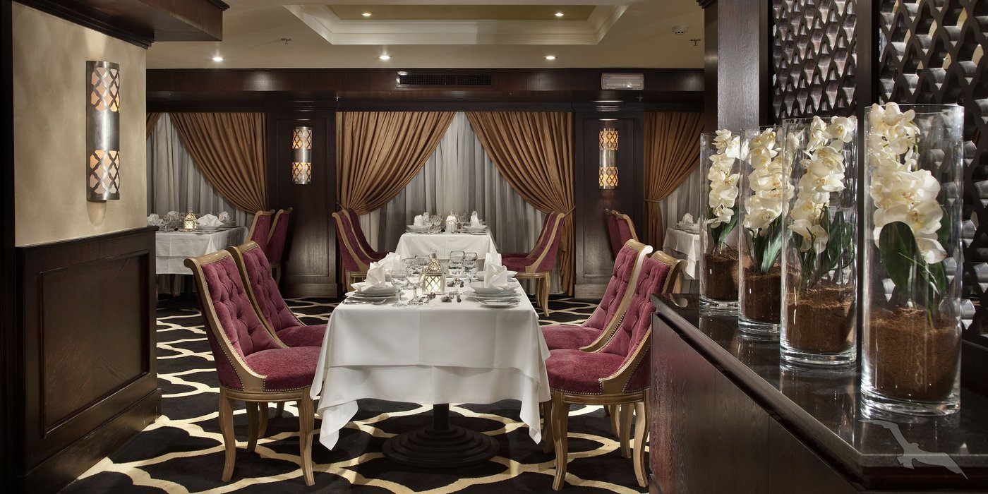Restaurant auf dem Nilschiff MS Steigenberger Minerva