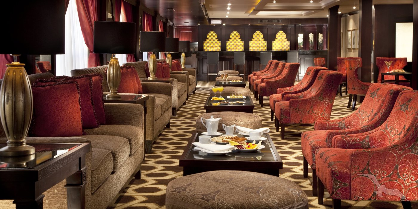 Lounge auf dem Nilschiff MS Steigenberger Legacy