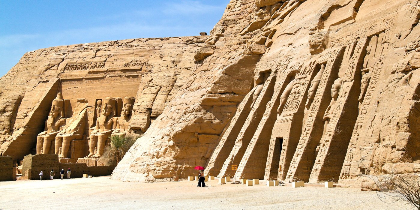 Die Tempel von Abu Simbel in Ägypten
