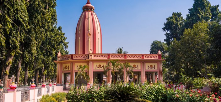 Rajmahal -Krischna Tempel in Mayapur, Indien