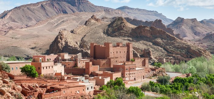 Dorf im Atlasgebirge