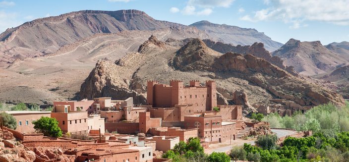 Dorf im Atlasgebirge