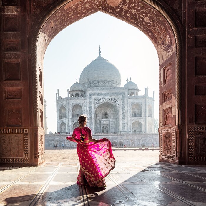Taj Mahal in Agra, Indien