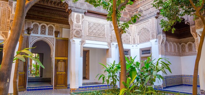 Bahia Palast in Marrakesch, Marokko