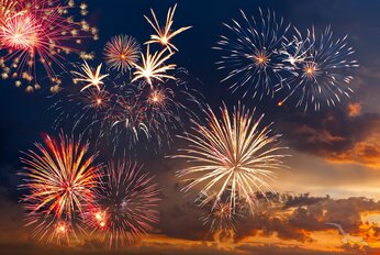 prachtvolles H&ouml;henfeuerwerk