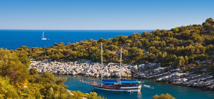 Strand und Boote, T&uuml;rkei
