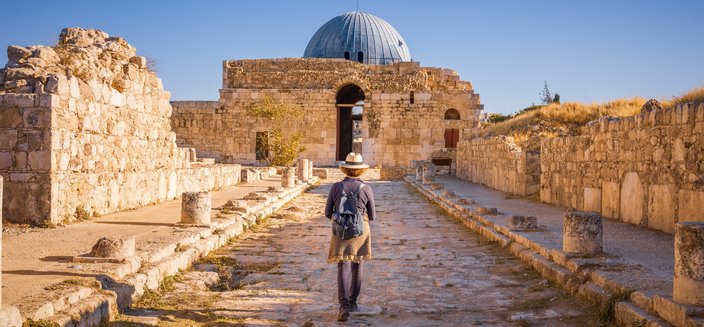 Citadelle in Amman, Jordanien