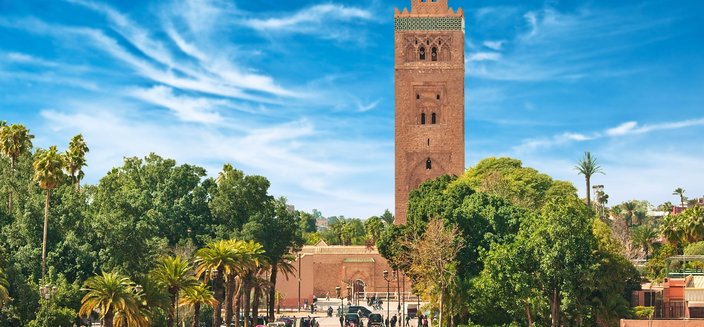 Koutoubia-Moschee in Marrakesch, Marokko