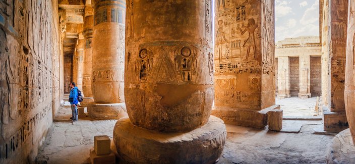 Medinet Habu-Tempel, Ägypten