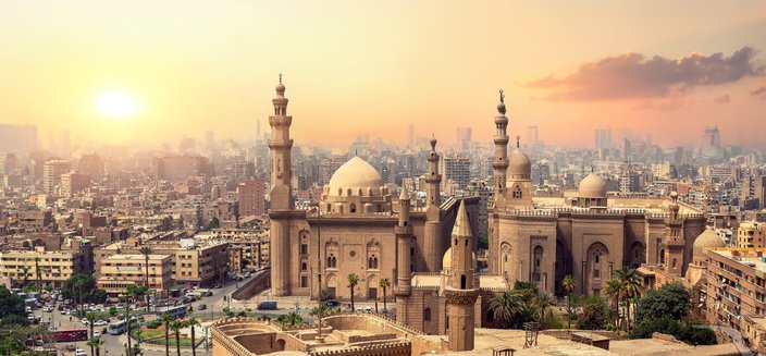 Sultan Hassan Moschee in Kairo, Aegypten