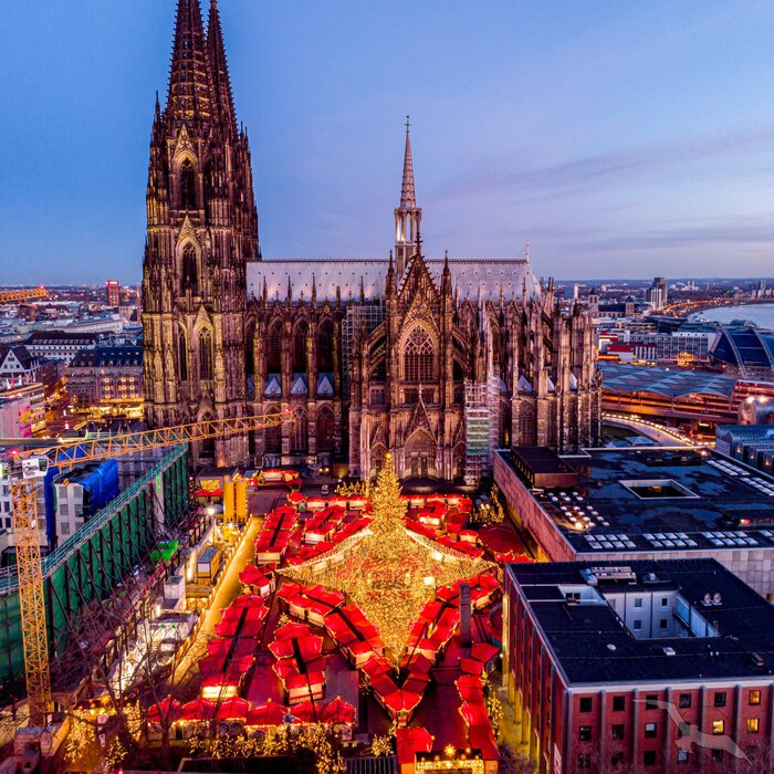 Weihnachtsmarkt am Kölner Dom