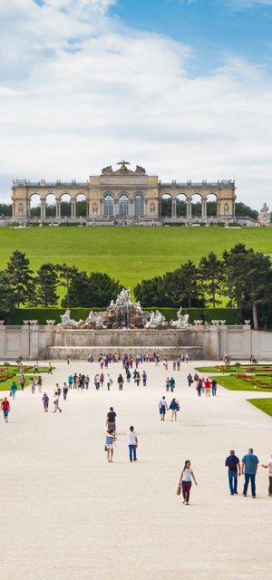 Schloss und Park Schönbrunn in Wien, Österreich