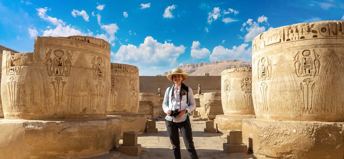 Medinet Habu Tempel im Tal der Könige