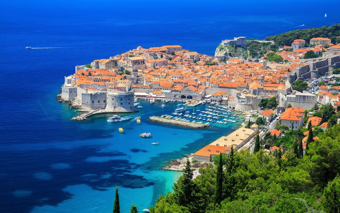 Panoramablick auf Dubrovnik, Kroatien