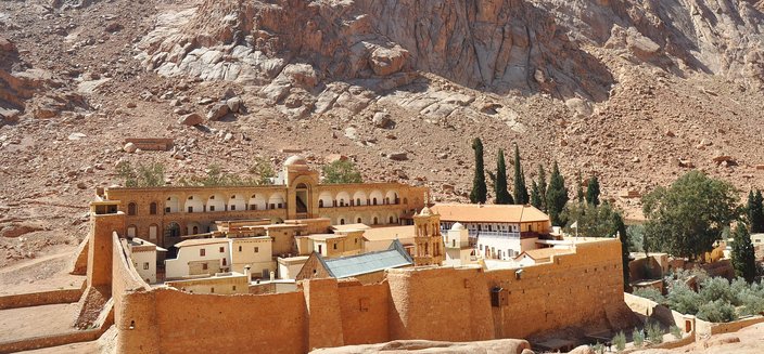 Katharinenkloster im Sinai in Ägypten