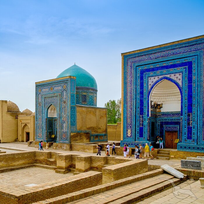 Shohizinda Gedenkstätte in Samarkand, Usbekistan