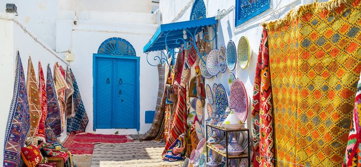 traditioneller Markt in Tunesien