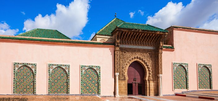Palast in Meknes, Marokko