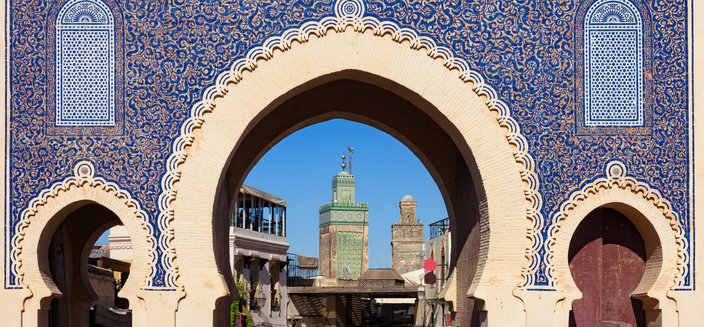 Stadttor von Fes, Marokko