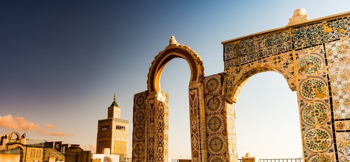 Mosaike in Tunis, Tunesien