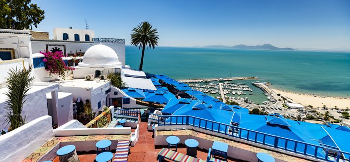 Dorf Sidi Bou Said, Tunesien