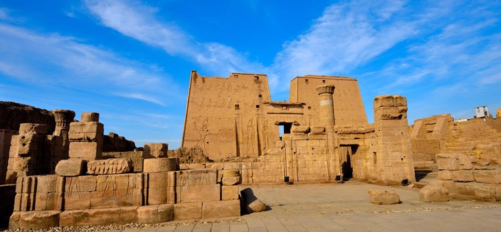 Edfa Tempel in Assuan, Ägypten