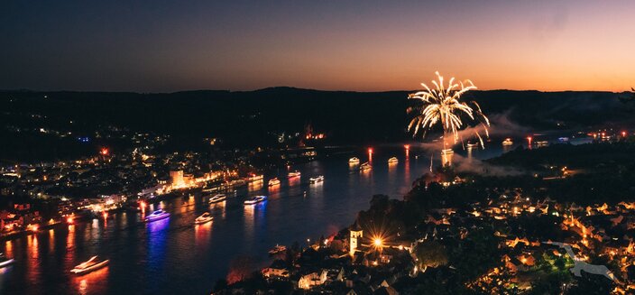 Swiss Crystal -Rhein in Flammen in Bonn, Deutschland